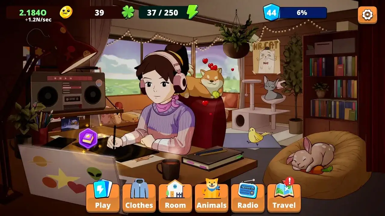 Comfy Girl: Lofi Companion