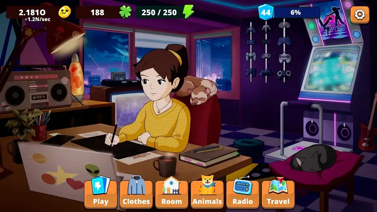 Comfy Girl: Lofi Companion