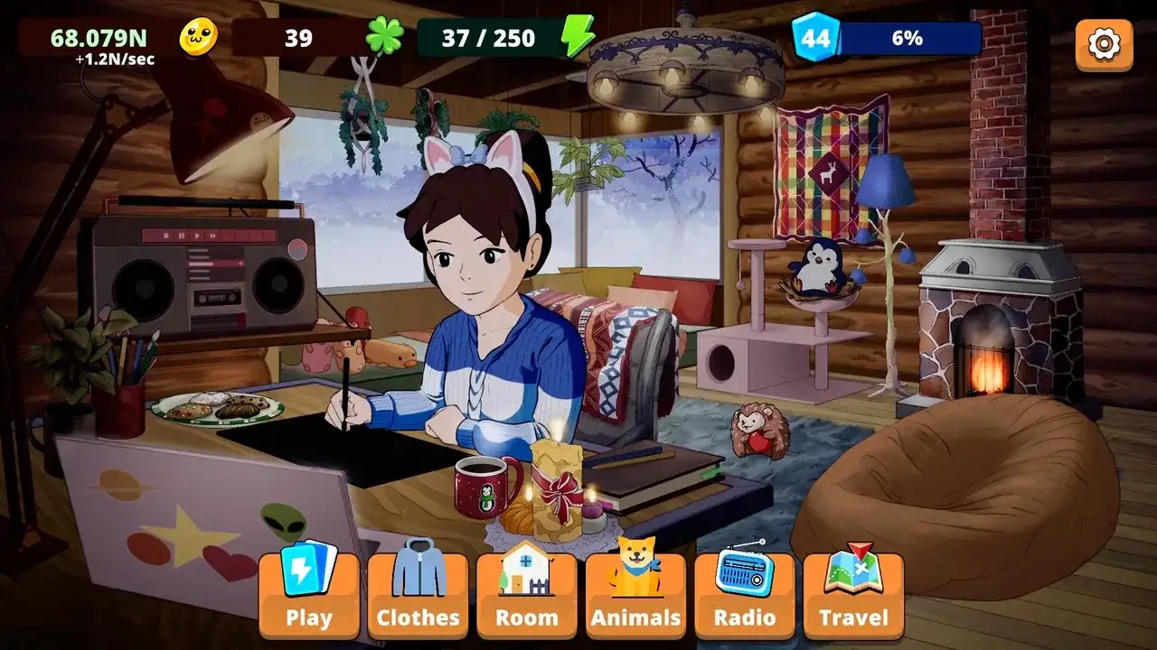 Comfy Girl: Lofi Companion