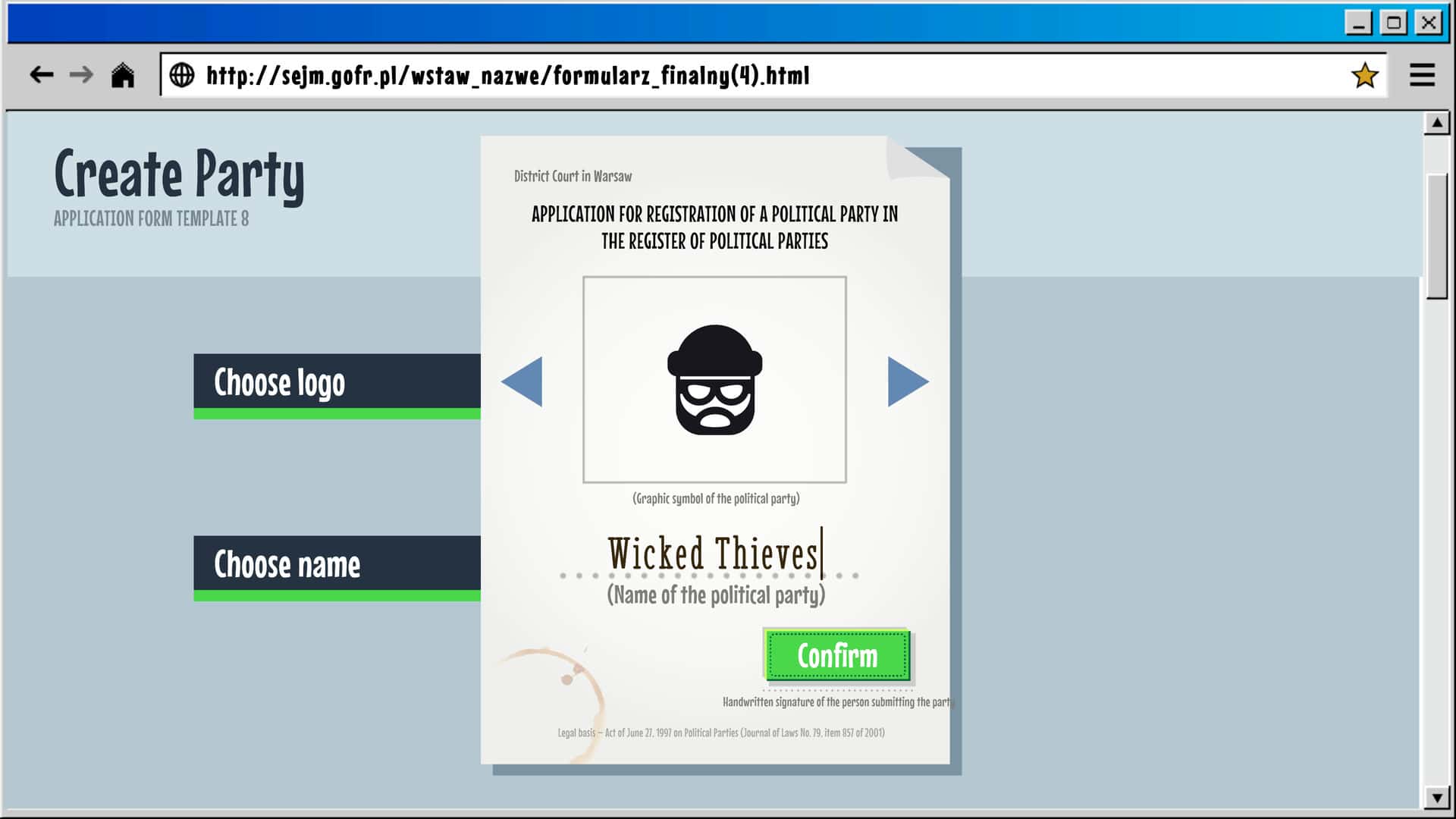 瑟姆议会游戏(Sejm The Game)