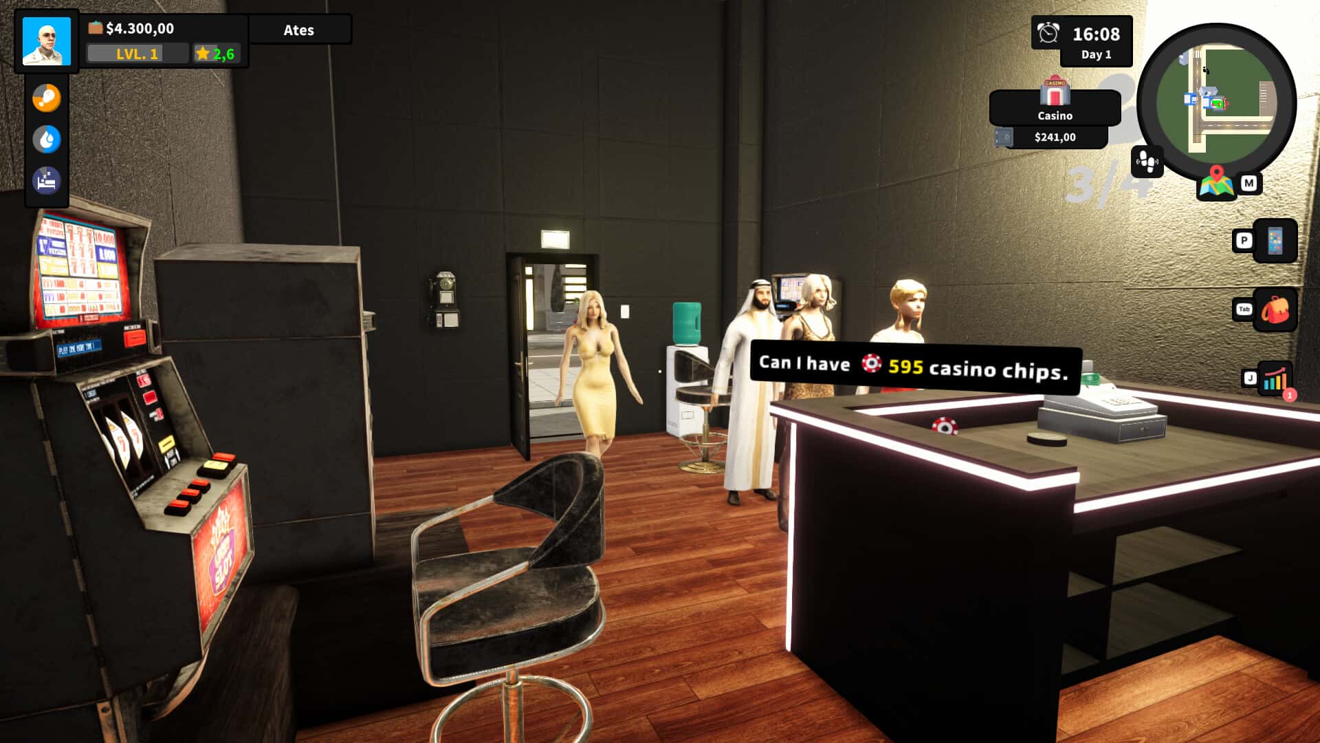 Casino Management Simulator