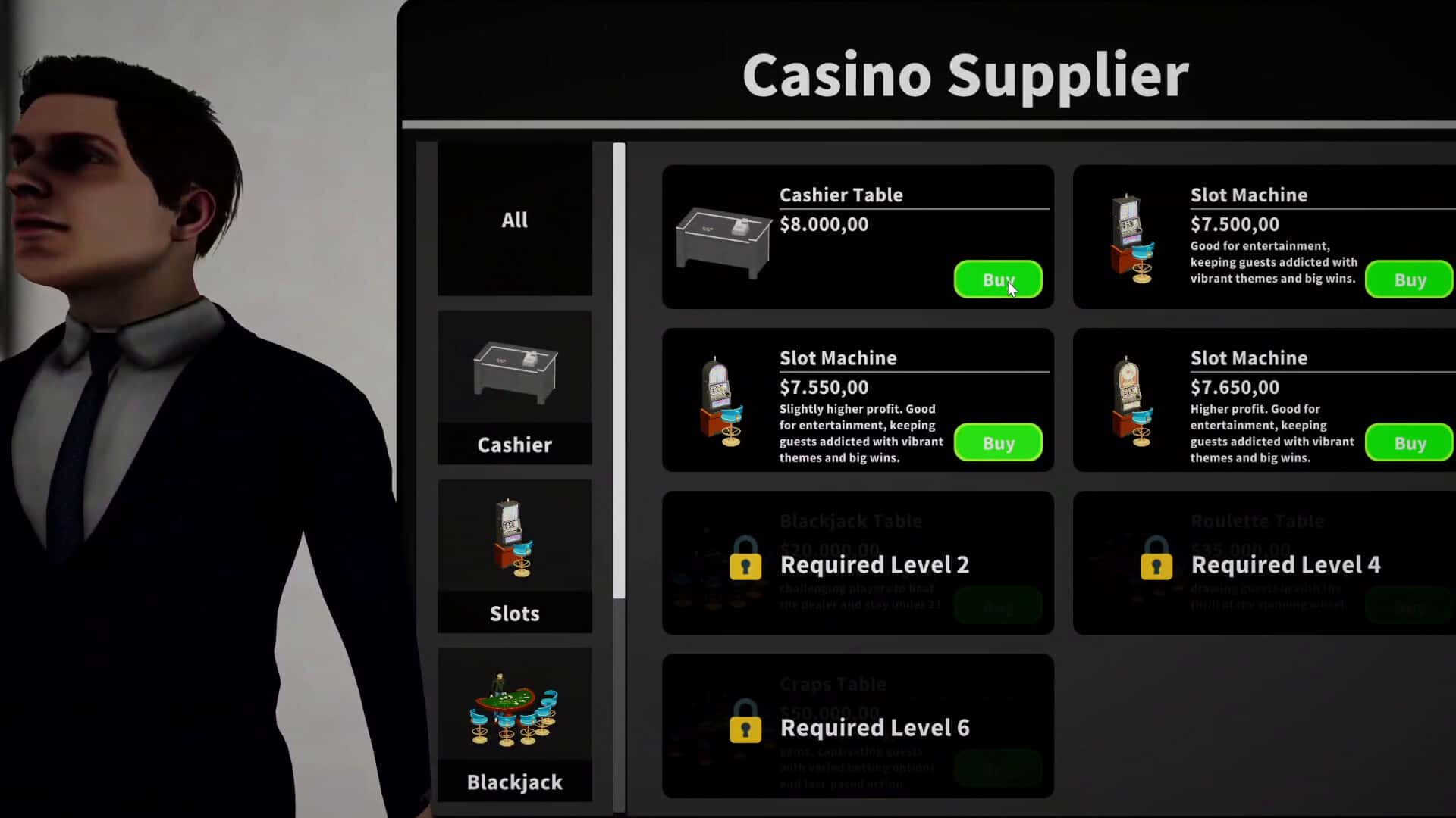 Casino Management Simulator